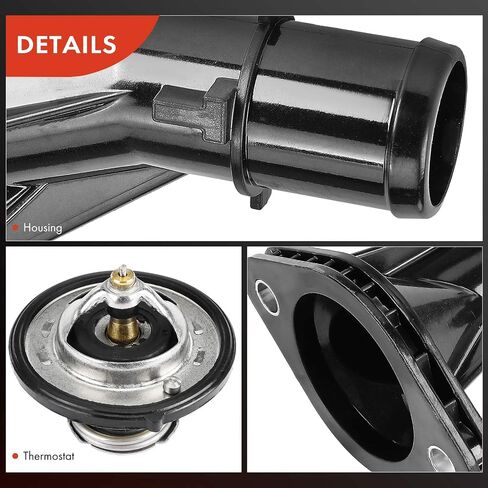 A-Premium Toolant Toolant Thermostat Housing Assembly متوافق مع Hyundai Elantra 2011-2016 ، Elantra Coupe 2013-2014 ، Elantra GT 2013-2017 ، Accent ، Veloster & Kia Forte ، Forte Koup ، Forte5 ، Rio in Saudi Arabia