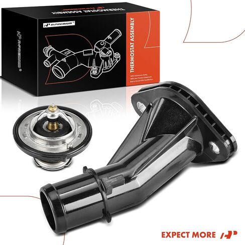 A-Premium Toolant Toolant Thermostat Housing Assembly متوافق مع Hyundai Elantra 2011-2016 ، Elantra Coupe 2013-2014 ، Elantra GT 2013-2017 ، Accent ، Veloster & Kia Forte ، Forte Koup ، Forte5 ، Rio in Saudi Arabia