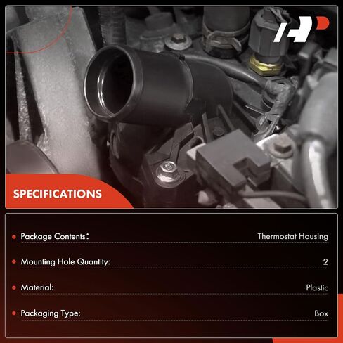 A-Premium Engine Coolant Thermostat Housing Assembly with Seal Compatible with Ford F-150, F-250, F-350 F-450 F-550 Super Duty, E-150 Club Wagon, E-250 Econoline, Expedition & Lincoln Navigator in Saudi Arabia
