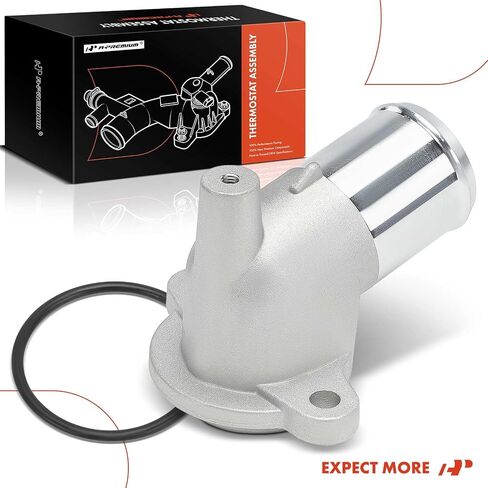 A-Premium Engine Coolant Thermostat Housing Assembly with Seal Compatible with Ford F-150, F-250, F-350 F-450 F-550 Super Duty, E-150 Club Wagon, E-250 Econoline, Expedition & Lincoln Navigator in Saudi Arabia