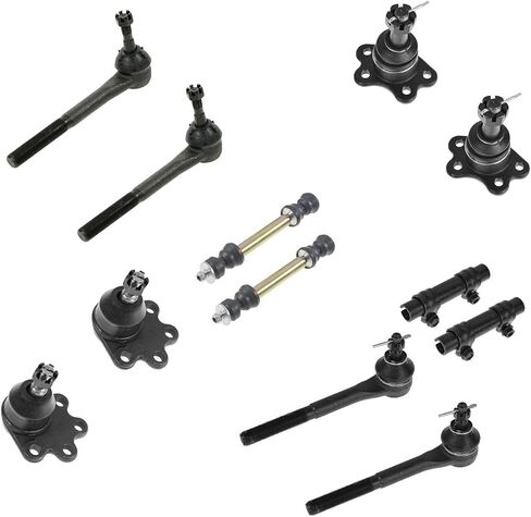 Kit Ball Joint Tie Rod Sway Bar Left Right Set for Chevy for K1500 1988-1995 for K2500 1988-1999,for GMC for K1500 1988-1995 for K2500 1988-1999 4WD Sealed-Greasable or Sealed in Saudi Arabia