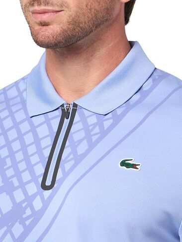 Lacoste Men's Sport Ultra-Dry Printed Slim Fit Tennis Polo in Kuwait