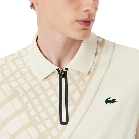 Lacoste Men's Sport Ultra-Dry Printed Slim Fit Tennis Polo in Kuwait