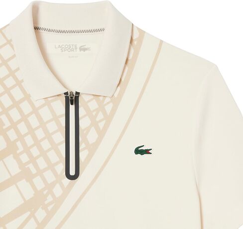 Lacoste Men's Sport Ultra-Dry Printed Slim Fit Tennis Polo in Kuwait