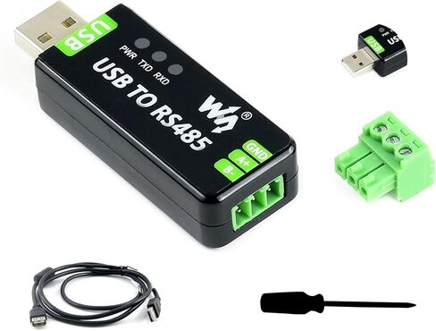 Waveshare 2PCS Industrial USB to RS485 Bidirectional Converter Adapter Board with Original FT232RNL and SP485EEN Chip Fast Communication up to 1.2km Transmission Distance Embed Protection Circuits in Kuwait