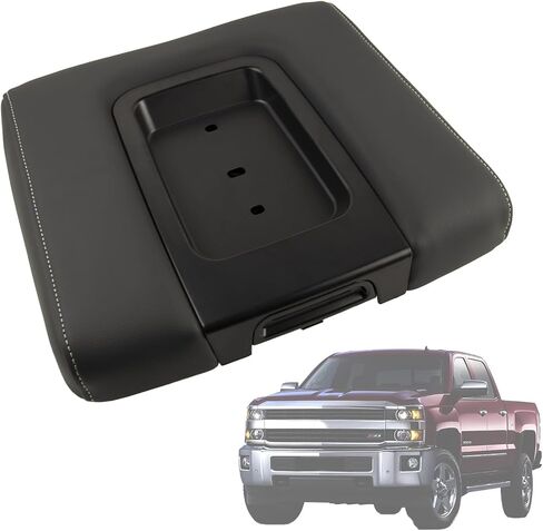 Front Seat Center Console Armrest Lid Black Compatible with 2014-2019 Chevrolet Chevy Silverado Suburban Tahoe, 2014-2019 GMC Sierra Yukon XL,2015-2018 Cadillac Escalade ESV , Replaces# 22881398 in Kuwait