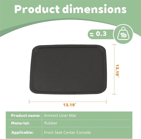 Front Seat Center Console Armrest Lid Black Compatible with 2014-2019 Chevrolet Chevy Silverado Suburban Tahoe, 2014-2019 GMC Sierra Yukon XL,2015-2018 Cadillac Escalade ESV , Replaces# 22881398 in Kuwait