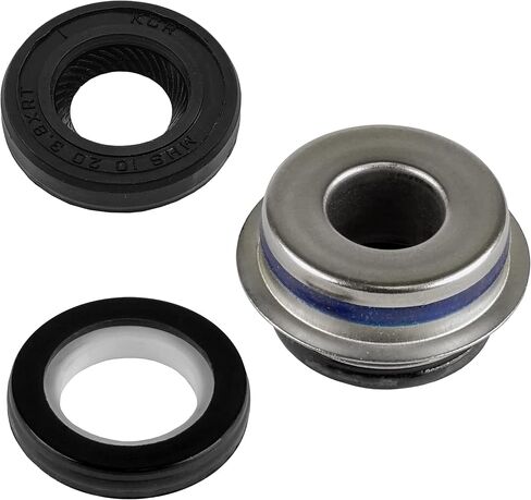 Caltric Water Pump Mechanical Oil Seal Kit compatible with Suzuki QuadRacer LT250R 1985-1992 in Saudi Arabia