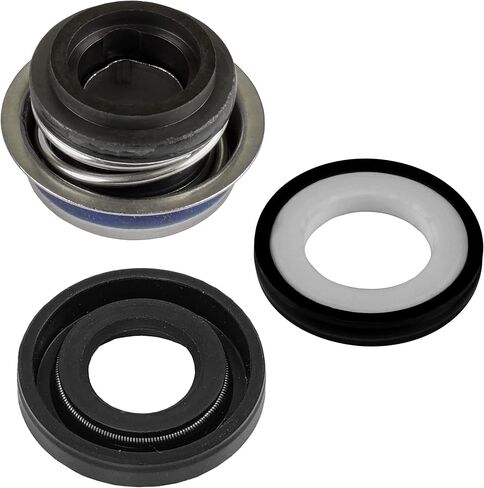 Caltric Water Pump Mechanical Oil Seal Kit compatible with Suzuki QuadRacer LT250R 1985-1992 in Saudi Arabia