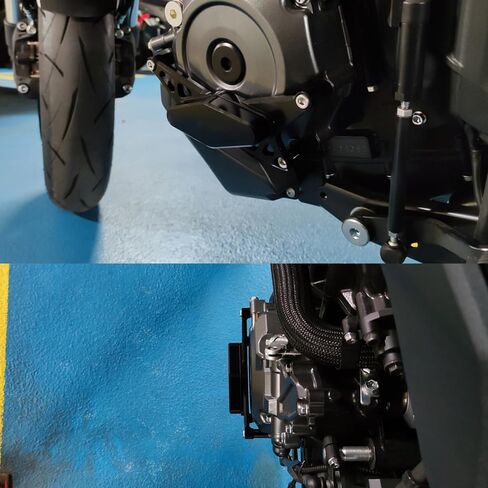 مزلقة إطار دراجة نارية Modeer متوافقة مع GSX8R GSX 8R 2024 2025 CNC مضادة للالتهاب منصات تحطم حامي GSX-8R GSX8R (أسود) in Kuwait