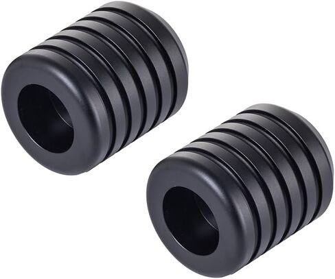 Advanblack Protek Machined Harley Crash Bar Sliders 1.25 "Devinative Wheel Rotatable End for Front Engine Guard Saddlebag (Gold CNC) in Saudi Arabia
