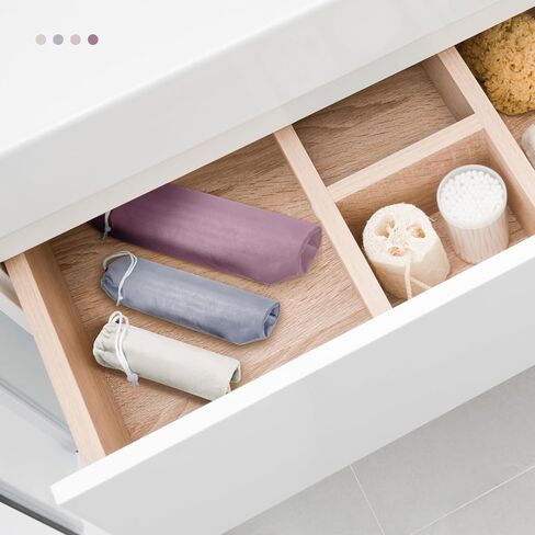 4 قطع من أكياس تخزين ألعاب الكبار من أميلوف، حقيبة تخزين برباط متعددة الألوان، قابلة لإعادة الاستخدام، منظم ألعاب الكبار متعدد الأغراض، حقيبة استلام الحقيبة، 4 مقاسات للسفر المنزلي in Saudi Arabia