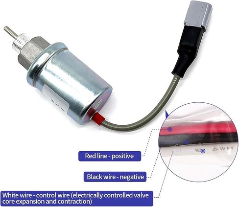 U85206452 Fuel Shut Off Solenoid 185206452 U85206520 for Engine 3011C 3013 402D 403C Stop Solenoid 12VDC in Saudi Arabia