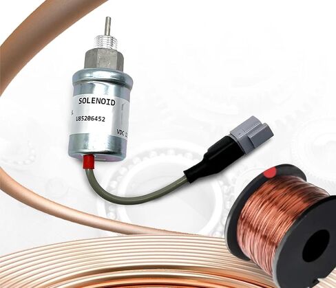 U85206452 Fuel Shut Off Solenoid 185206452 U85206520 for Engine 3011C 3013 402D 403C Stop Solenoid 12VDC in Saudi Arabia
