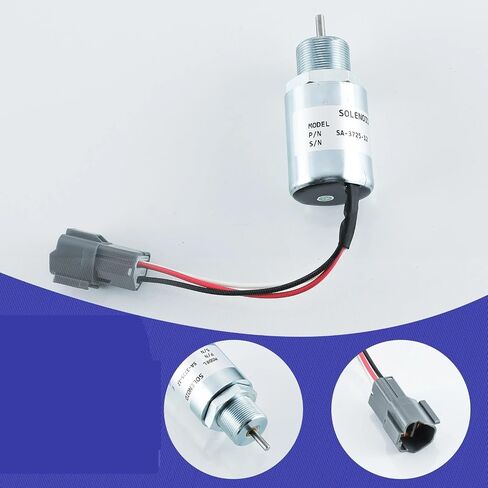 SA-3725-12 Fuel Shut Off Solenoid 30A87-20402 for Engine Excavator Generator Max 28 Tractor in Saudi Arabia