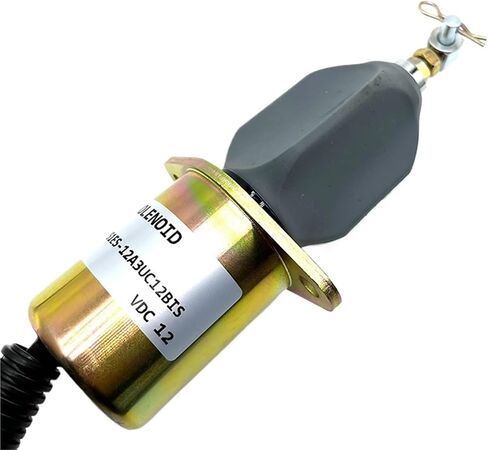 1751ES-12A3UC12B1S 12V FUEL إيقاف الملف اللولبي 129953-77811 لـ 4NTE94 محرك R60-5 R210-5 SA-4673-S التوقف in Saudi Arabia