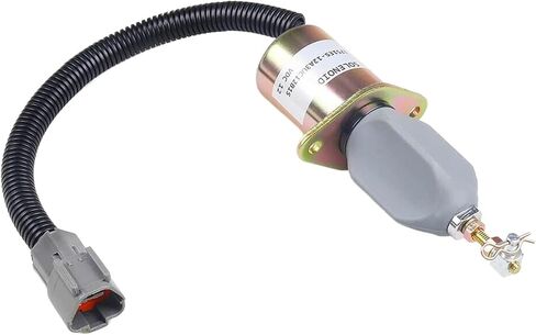 1751ES-12A3UC12B1S 12V FUEL إيقاف الملف اللولبي 129953-77811 لـ 4NTE94 محرك R60-5 R210-5 SA-4673-S التوقف in Saudi Arabia