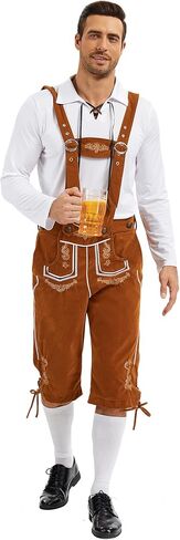 أزياء الأزياء البالغة في مهرجان أكتوبر الرجال البافاريان الأزياء المضحك in Kuwait