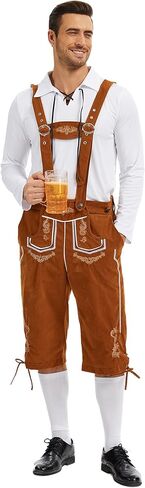 أزياء الأزياء البالغة في مهرجان أكتوبر الرجال البافاريان الأزياء المضحك in Kuwait