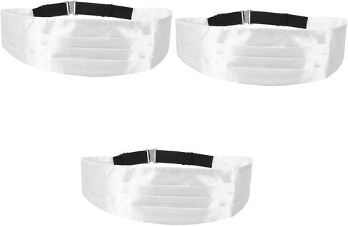 Groomsmen Cummerbund for Suit Formal Waist Band Stylish Accessory for Prom and Tuxedo Elastic and in Saudi Arabia