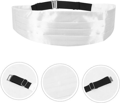 Groomsmen Cummerbund for Suit Formal Waist Band Stylish Accessory for Prom and Tuxedo Elastic and in Saudi Arabia