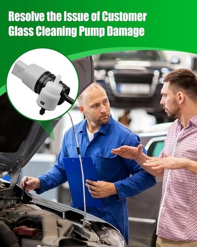 مضخة غسالة الزجاج الأمامي استبدال 84134930 ملائمة ل Chevy GMC Terrain Acura Chrysler Ford Jeep Wrangler Cherokee Gladiator Honda Pilot Odyssey Passport 2007-2023 ، Glass Cleaning Pump مع Grommet in Saudi Arabia