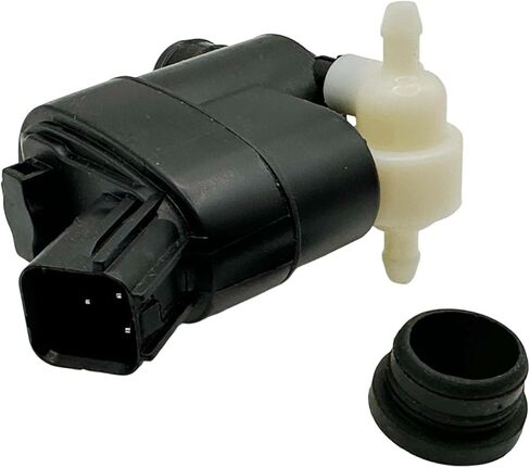 Black Windshield Washer Pump with Grommet Fit for Hyundai Santa Fe 2016-2023 OE 985102W500 985104Z000 Water Washer Fluid Pump for Kia Sorento 1.6L-Gamma-II 2021-2023 in Kuwait