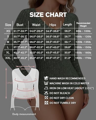MANGOPOP Women's V Neck Long Sleeve Bodysuit Sweater Slim Fitted Body Suit Thermal Fleece Ribbed Knit Fall Tops 2025 in Saudi Arabia