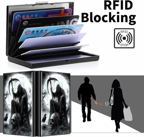 محفظة معدنية للنساء الرجال الفتيات ، حظر RFID حامل بطاقة الائتمان الألمنيوم النحيف ، محفظة سفر صغيرة مع قذيفة صلبة ، معرف خفيفة الوزن وبطاقة العمل ، آية الكتاب المقدس فيلبي 4-13 in Saudi Arabia