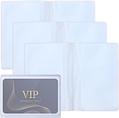 3 Pcs Wallet Inserts for Credit Cards, Plastic Wallet Picture Holder Insert Clear Photo Insert Credit Card Holder Transparent with 6 Page 12 Slots in Saudi Arabia