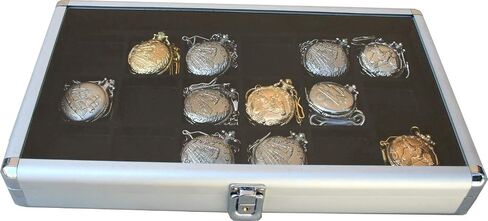 18 Pocket Watch Show Case Display Antique Jewelry Supply Box Pocket Watches in Saudi Arabia