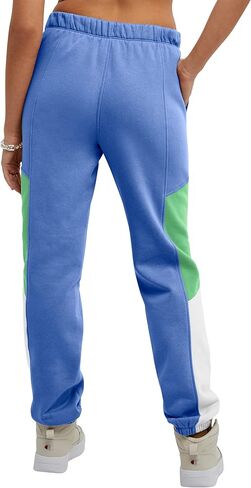 Champion Joggers, Colorblock Women's Pants, 30", Odyssey Multi C Logo, Small in Saudi Arabia