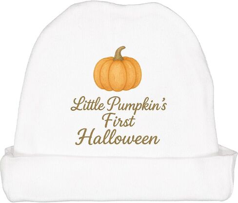 inktastic Little Pumpkin's First Halloween Baby Beanie Hat in Saudi Arabia