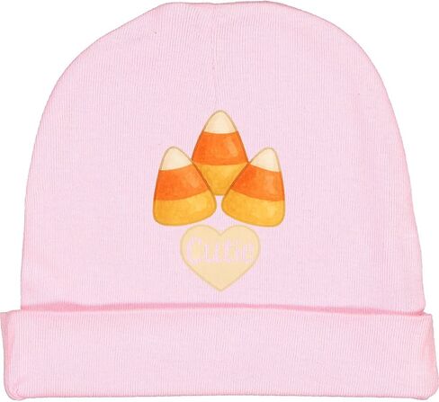 inktastic Cute Candy Corn Heart Halloween Cutie Baby Beanie Hat in Saudi Arabia