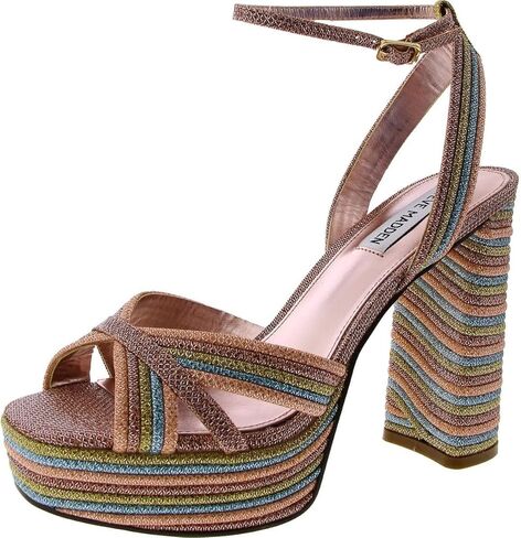 Steve Madden Women's Laurel Heeled Sandal RAINBOW, 6 in Saudi Arabia
