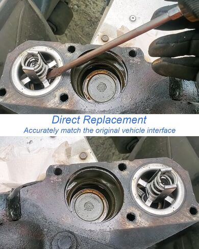 2 Pcs 160° DEG Thermostat Fit for Detroit Diesel S60 S50 Engine, Replace 23503827 023503827 681848 681829 in Saudi Arabia