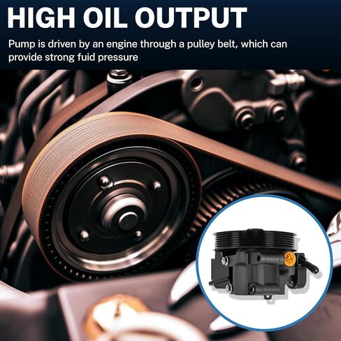 مضخة توجيه الطاقة مع Pully و Reservoir ، للفترة 2006-2011 Ford Focus L4 ، لعام 2007 Ford Focus L5 2.5L ، لعام 2010-2011 Ford Transit Connect L4 2.0L in Saudi Arabia