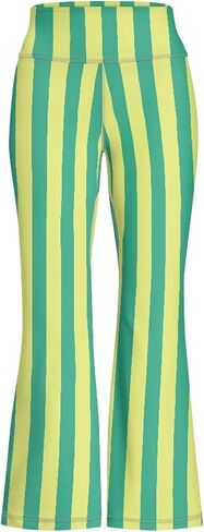Kids Cute Print Summer Athletic Soft Outfits Yoga Pants for Girls Bell Bottom Flare Leggings High Waist Trouser in Saudi Arabia