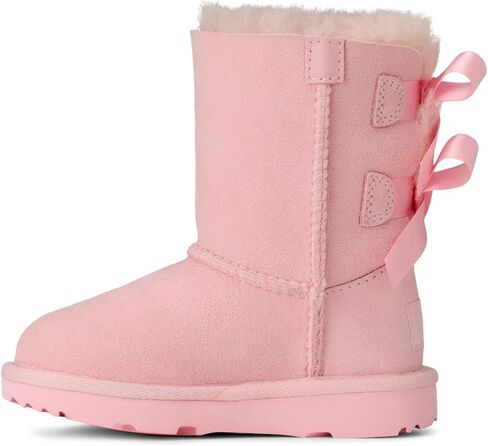 UGG Girls Bailey Bow II Fashion Boot, Ribbon Candy, 12 Little Kid in Saudi Arabia