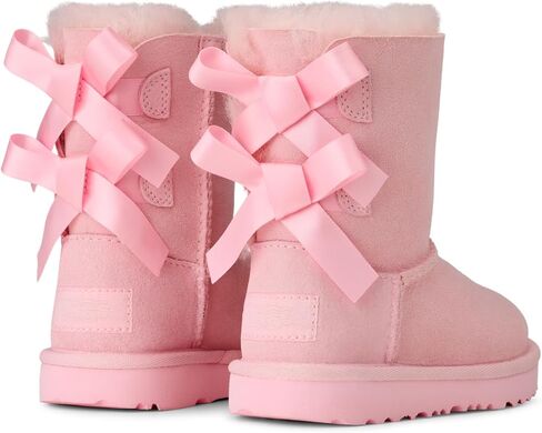 UGG Girls Bailey Bow II Fashion Boot, Ribbon Candy, 12 Little Kid in Saudi Arabia