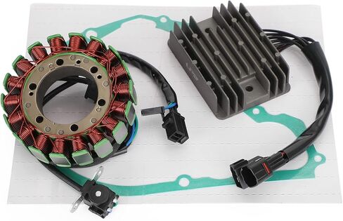 Magneto Coil Stator + منظم الجهد + حشية ASSY FIT لـ SUZUKI Intruder VL 800 VOLUSIA 2001-2004 32101-41F00 in Saudi Arabia