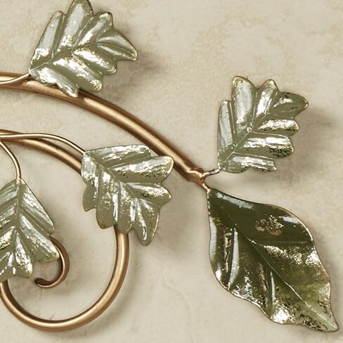 Touch of Class Flowering Charm Metal Wall Topper - Metal - Pink, Gray, Green, Taupe, Gold - Flowers Sculpture for Bedroom, Bathroom, Living Room, Dining Room, Office, Entryway, Foyer in Saudi Arabia