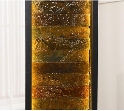 Decor Modern Luxury Flowing Ornaments Attract Wealth, Living Room, Office Decoration, Floor to Ceiling Water Curtain Wall, Circulating Fountain for Entryway in Saudi Arabia