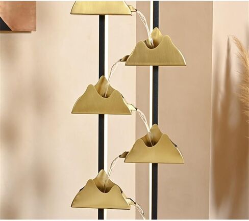 Decor Modern Elegant Circulating Water Ornaments Entryway Living Room Fortune Floor Fountain Opening Housewarming Gift for Entryway in Saudi Arabia