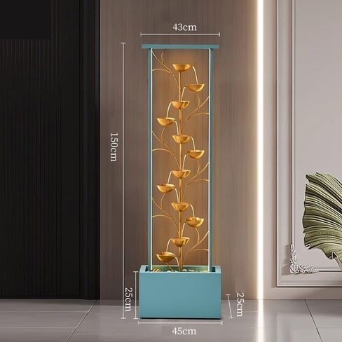 Decor Modern Luxury Flowing Decorations, Living Room Circulation, Floor Standing Fountain, Water Scenery, Housewarming Gifts for Entryway in Saudi Arabia