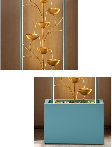 Decor Modern Luxury Flowing Decorations, Living Room Circulation, Floor Standing Fountain, Water Scenery, Housewarming Gifts for Entryway in Saudi Arabia