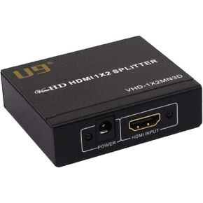 ViewHD 2 Port 1x2 Powered HDMI 1 in 2 Out Mini Splitter for 1080P & 3D | Model: VHD-1X2MN3D in Kuwait