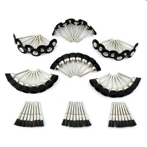 Bristle Brush Mini Nylon Brush for Dremel 72 Pack, Pen Brush Wheel Brush Cup Brush 24 Pack for Each, Polish Brush End Brush Mini Rotary Tool Accessory, RMTA072C3