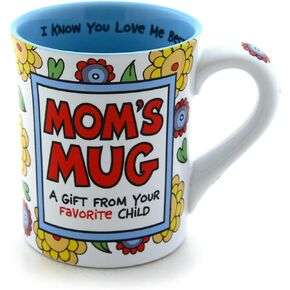 Enesco Ransom Note for Mom Stoneware Mug, 16 oz, Multicolor