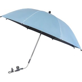 Baby Strollers Umbrella with Adjustable Clamp,Children Buggy Sun-Proof Parasol with Clip On UPF 50+ Great for Pushchair Pram